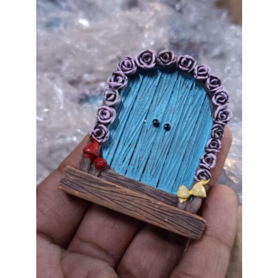 Blue House Door